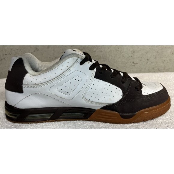2006 DC Command DGT Brown And White Skate Shoes Mens Size 13 RARE 2000s VTG